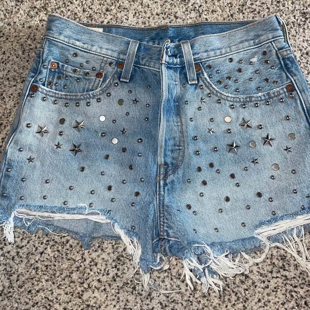 Custom Levi Star Shorts